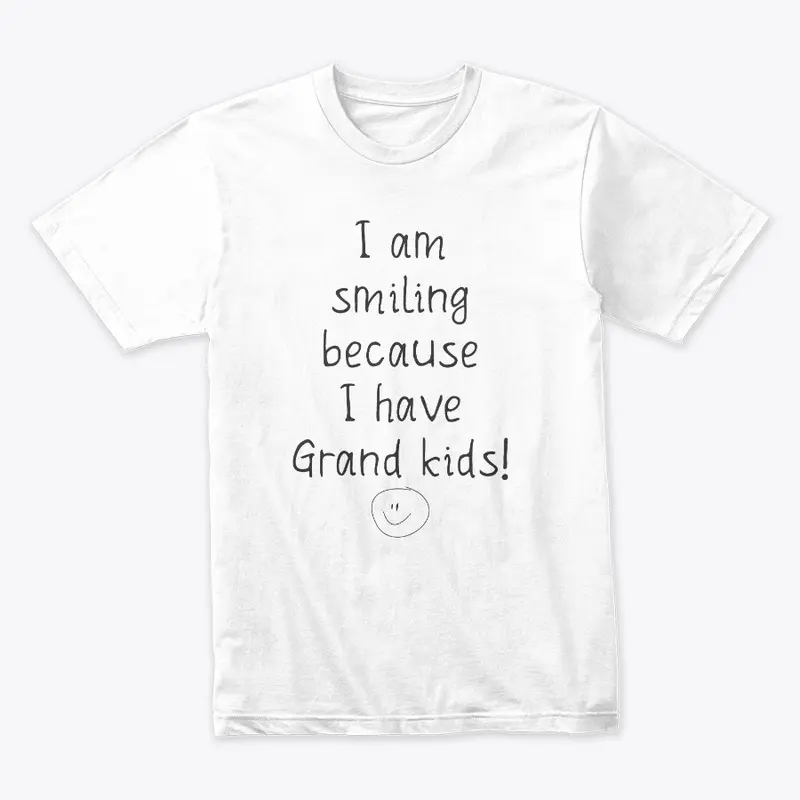 Smiling with Grandkids blk ink