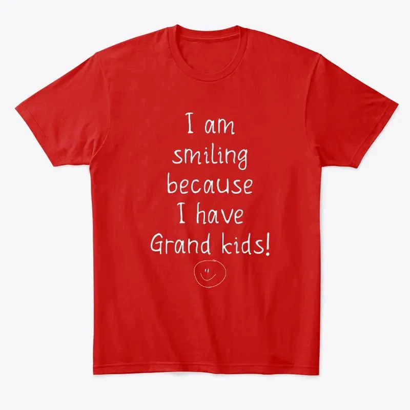 Smiling With Grandkids Wht Ink