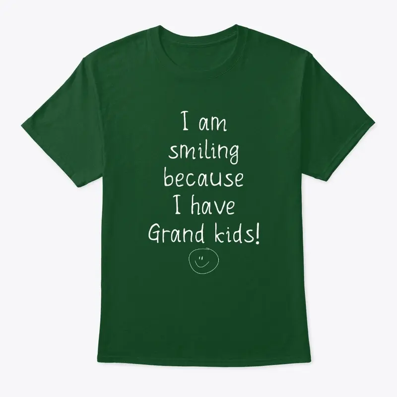 Smiling With Grandkids Wht Ink